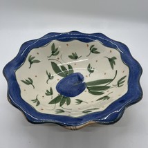 Liz Vigoda Ceramic Bowl Hand Painted Art Pottery 7.5” - $31.92