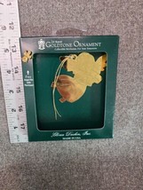 Gloria Duchin 24 Karat Gold Tone Angel With Heart Ornament With Angel Pin - £5.31 GBP