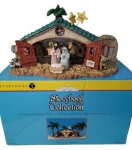 Department 56 Storybook Village Collection Nativity Set In Box 2002 Light Christ - £19.07 GBP