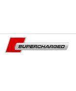 A Pair of 2 Red Audi Supercharged Side Fender Emblems  Badge Stickers fo... - $29.99