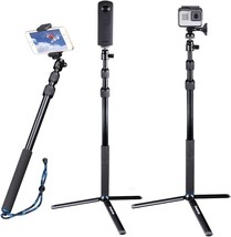Smatree Selfie Stick Telescoping Compatible for GoPro Hero12/ 11/10/Max/... - £28.14 GBP