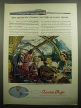 1960 Canadian Pacific Railroad Ad - See spectacular Canada from high-up domes  - £11.78 GBP