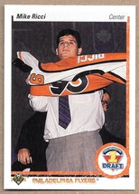 Upper Deck 1990 Mike Ricci Philadelphia Flyers #355 Rookie   FRDP, RC   Hockey - $1.79