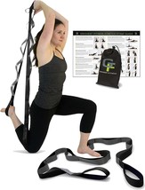 Stretching Strap for Physical Therapy 12 Multi Loop Stretch Strap 1.5&quot; W... - £27.01 GBP