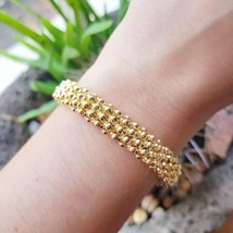 Vintage Classic Gold Studded Magnetic Clasp Bracelet - $29.99