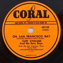 Cliff Steward - On San Francisco Bay / Good Night Little Girl 78rpm Record 60139 - £25.47 GBP