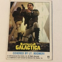 BattleStar Galactica Trading Card 1978 Vintage #85 Herbert Jefferson Jr - $1.97