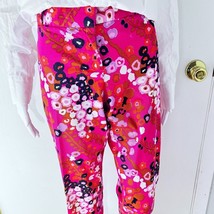 J.Crew Bright Floral Pink Slim Cropped Pants – Size 8 - $26.73