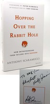 Anthony Scaramucc Hopping Over The Rabbit Hole Signed 1st How Entrepreneurs Turn - £70.42 GBP