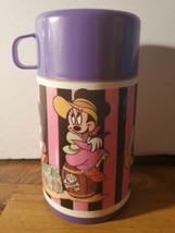 Vintage Aladdin Disney Mickey Mouse Donald Duck Goofy Pirate thermos w/ cap, lid - £12.69 GBP