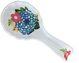 Pioneer Woman ~ DAZZLING DAHLIAS ~ Floral ~ 8.75" ~ Melamine ~ Spoon Rest - $25.00