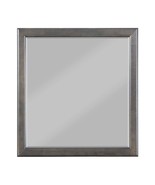 Louis Philippe 36&quot;x38&quot; Mirror, Dark Gray Finish - $113.67 CAD