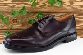 Rockport Shoes Sz 8 M Square Toe Brown Derby Oxfords Leather Men - £31.13 GBP