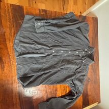 McNeal Clothing Company Mens Charcoal Grey Cotton Corduroy Button Down S... - $16.83