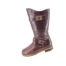 Patagonia Tin Shed Rider Forge Brown Leather Boots Women’s  Side Zipper ... - $39.70