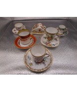 Miniature cups saucers compatible with Helena Wolfsohn,Carl Thieme,Dresd... - $169.72 CAD