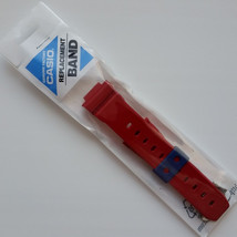 Genuine Watch Band Red Strap 16mm Casio DW-6900AC-2 - £44.50 GBP
