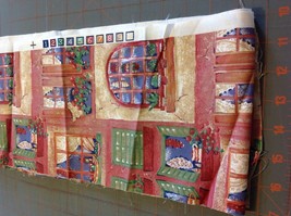 fabric Provincial Windows chateau Approx 6&quot; x  101&quot; - £3.23 GBP