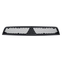 New Grille For 08-15 Mitsubishi Lancer Silver Shell Black Insert Plastic Upper - £85.95 GBP