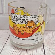 Vintage McDonald’s GARFIELD Odie Cartoon 1978 Glass Mug Cup - $9.50