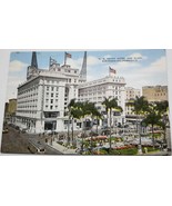 Vintage U.S. Grant Hotel &amp; Plaza San Diego CA Linen Postcard  - $6.82 CAD