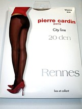 Pierre Cardin City Line Paris Visone M Rennes Collant Pantyhose 20 Den Dark Nude - £50.28 GBP