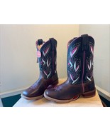 Lydia Laredo Ladies Boot Tan/Blue w Studs Size 8M - New with Box - $2,892.44 MXN