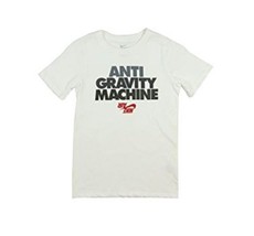 Nike Kid s Anti-Gravity Machine Short Sleeve Crew Neck T-Shirt, White, Small - £9.60 GBP