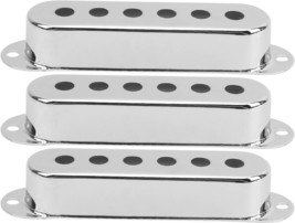 3Pcs Guitar Pickup Cover, Brass Single Pickup Cover 48Mm/50Mm/52Mm For, Silver - £29.90 GBP