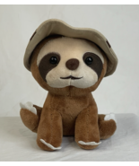Fiesta Sloth Plush Wearing Safari Hat 5-inch Stuffed Animal Kids Toy Cut... - $197.40 MXN
