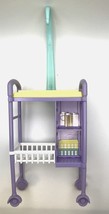 Mattel 2016 Purple Barbie Baby Nursery Changing Table Doctors Cart Only - $5.00