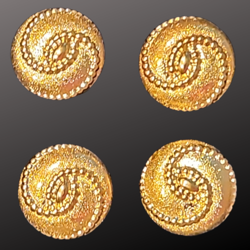  Magnetic Horse Show Number Pins Gold Swirl Concho Set of 4 NEW - $24.99
