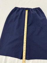 Allison Woods Women’s Blue Elastic Waist Pull-On Casual Skirt Size 16W image 7