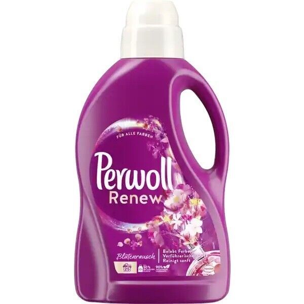 PERWOLL Blossom Rush Liquid Laundry detergent -1,37 /25 loads FREE SHIPPING