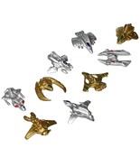 24 Space Ship Battle Planes FIGURES 2” PLASTIC Birthday Party Favor Silv... - $184.68 MXN