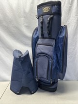 X-Sports SPX 303 Golf Tour Edition Blue Cart Bag 6-way W/Strap ~Rain Cover - $93.49