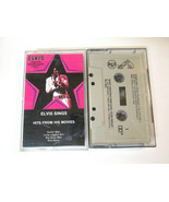 Lot of 2 ELVIS PRESLEY Cassette Tapes Hits From His Movies, Merry Christ... - $8.00