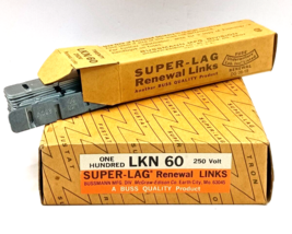 Buss LKN 60 250V Super-Lag Renewal Links 100 Links - $24.99