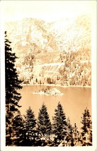 RPPC Emerald Bay Winter Scene Lake Tahoe California CA UNP Postcard D5 - £11.61 GBP