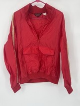 Vintage 1980s Bruce Jenner Sports In Motion red Windbreaker Jacket men&#39;s... - $281.20 MXN