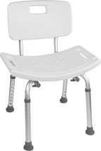 Spa Bathtub Adjustable Shower Chair Seat Bench With Removable, Free Asse... - $46.93