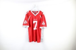 Vintage Starter Mens Large Spell Out Ohio State University Football Jersey Red - £33.28 GBP