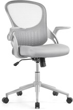 Ergonomic Home Office Desk Chair Mesh Computer Chair Adjustable Height, Bedroom - £87.33 GBP