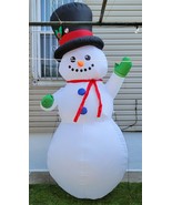 *W3) Large 9ft Holiday Inflatable Outdoor Christmas Decoration Snowman - $49.49