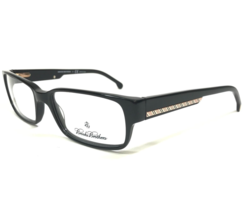 Brooks Brothers Eyeglasses Frames BB732 6000 Black Rectangular 54-17-140 - £58.71 GBP