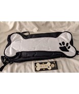Unique Zippered Dog Bone Shape Tote Backpack with Bedroll Dog Dish Bandanna - £32.99 GBP