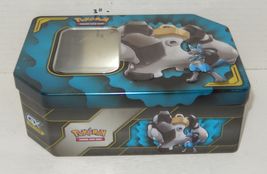 Pokemon TCG Power Partnership Lucario &amp; Melmetal GX Tin EMPTY - $14.80
