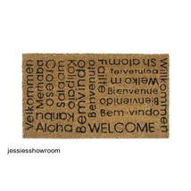 Welcome Doormat Home Outdoor Front Porch Entrance Modern Durable All-Season New - £44.83 GBP