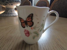 Lenox Butterfly Meadow Coffee Tea Mug Monarch Butterfly  Pattern Louise ... - £7.75 GBP