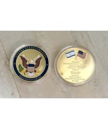 US Israel Jerusalem United States Embassy Trump Challenge Commemorative ... - $242.55 MXN